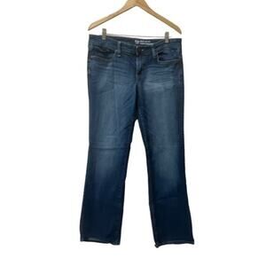 Gap Boot Cut Jeans Sz 12 Women’s Premium True Blue Midrise 31 Waist Light Fading